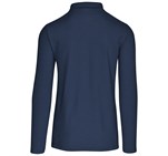 Mens Long Sleeve Elemental Golf Shirt Navy