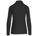 Ladies Long Sleeve Elemental Golf Shirt Black