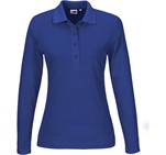 Ladies Long Sleeve Elemental Golf Shirt Blue