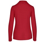 Ladies Long Sleeve Elemental Golf Shirt Red