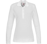 Ladies Long Sleeve Elemental Golf Shirt White