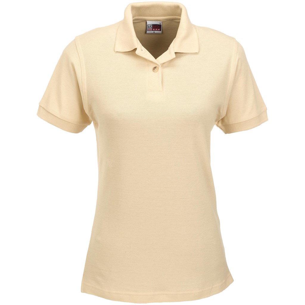 Ladies Boston Golf Shirt - Khaki