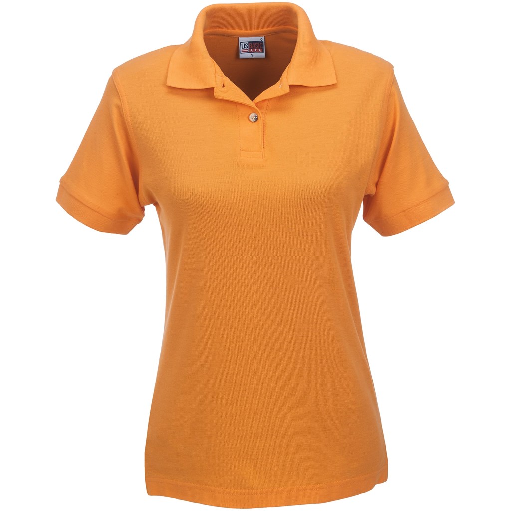 Ladies Boston Golf Shirt - Orange
