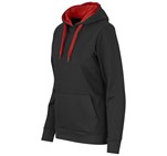 Ladies Solo Hooded Sweater Red