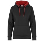 Ladies Solo Hooded Sweater Red