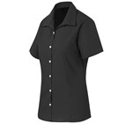 Ladies Short Sleeve Aspen Shirt Black