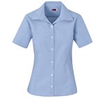 Ladies Short Sleeve Aspen Shirt Blue