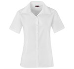Ladies Short Sleeve Aspen Shirt White
