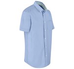Mens Short Sleeve Aspen Shirt Blue