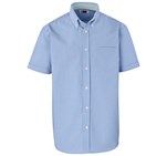 Mens Short Sleeve Aspen Shirt Blue