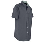 Mens Short Sleeve Aspen Shirt Grey