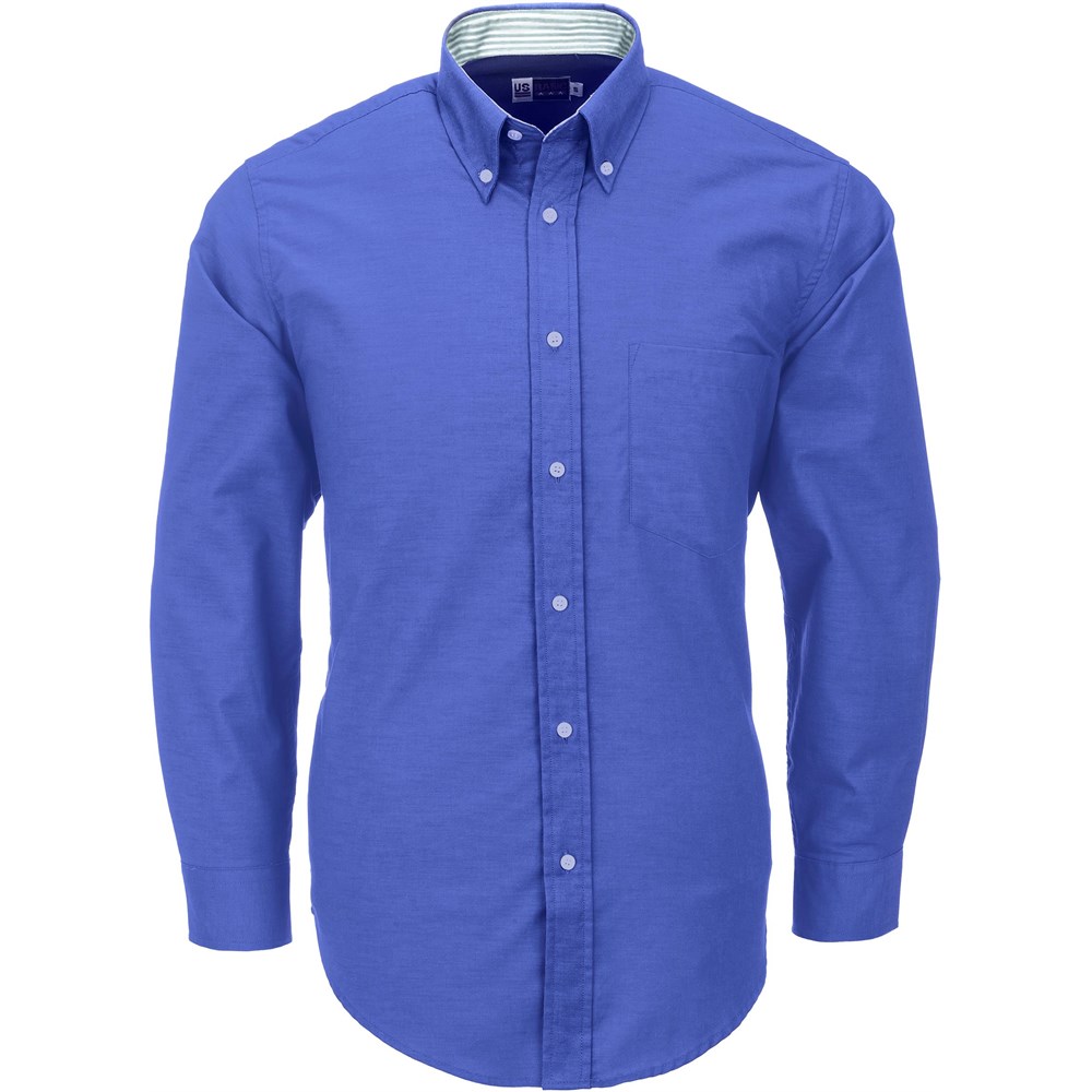 Mens Long Sleeve Aspen Shirt - New Blue