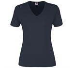 Ladies Super Club 165 V-Neck T-Shirt Navy