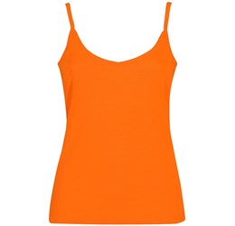 Ladies Lanai Spaghetti Top - Orange