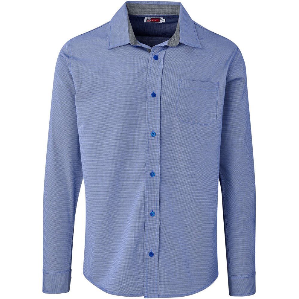 Mens Long Sleeve Coventry Shirt - Royal Blue