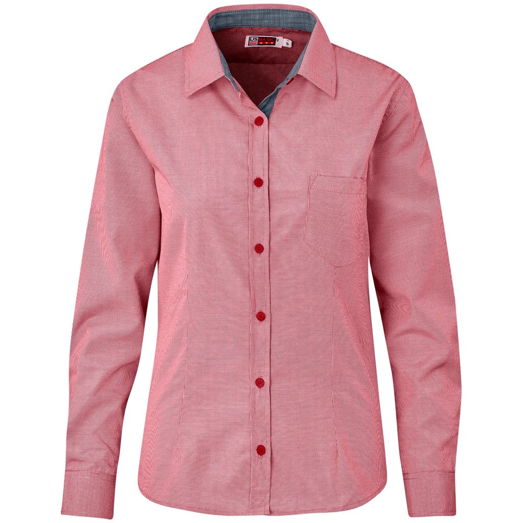 Ladies Long Sleeve Coventry Shirt - Red
