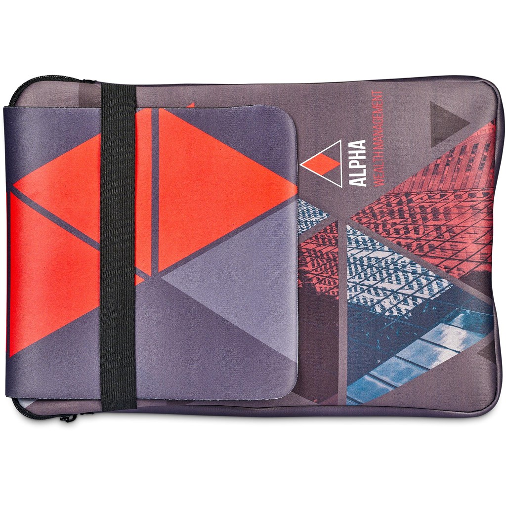 Hoppla Grotto Neoprene Laptop Sleeve With Build-In Mouse Pad