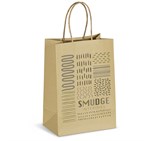 Altitude Ecological Digital Print Mini Paper Gift Bag 150gsm BG-AL-335-B-GD-SMUDGE