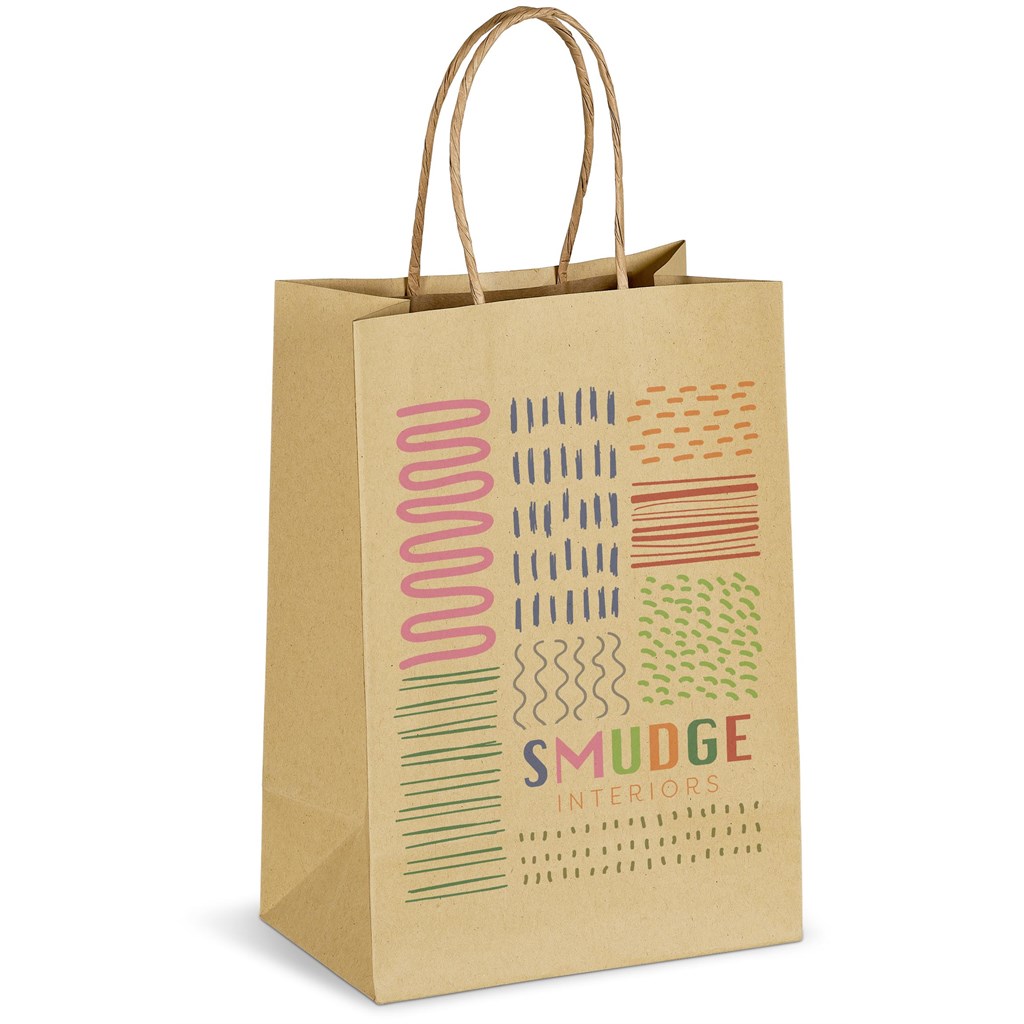 Ecological Digital Print Mini Paper Gift Bag 150gsm