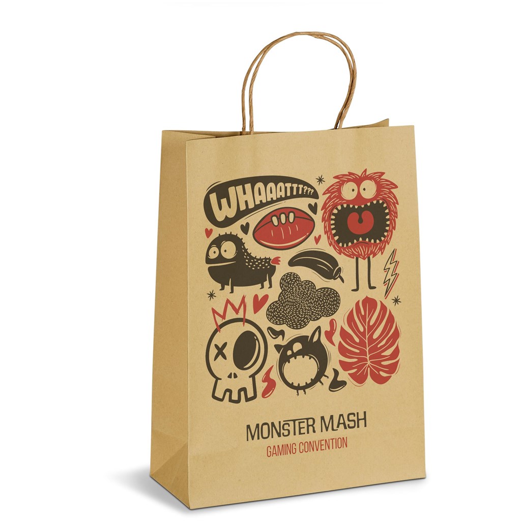 Ecological Digital Print Maxi Paper Gift Bag 150gsm