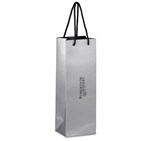 Altitude Majesty Wine Paper Gift Bag Silver