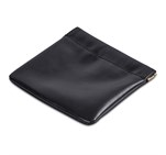 Eva & Elm Plush PU Tech & Accessory Pouch Black