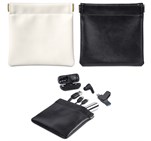 Eva & Elm Plush PU Tech & Accessory Pouch BG-EE-491-B_BG-EE-491-B-NO-LOGO