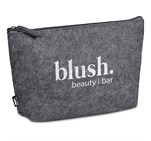 Okiyo Kesho Recycled PET Felt Mini Cosmetic Bag BG-OK-426-B_BG-OK-426-B-GY-01