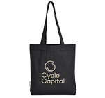 Okiyo Kyanbasu Recycled Canvas Shopper Black