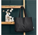 Okiyo Subarashi Recycled Canvas Tote BG-OK-471-B_BG-OK-471-B-BL-LIFESTYLE-NO-LOGO