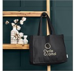 Okiyo Subarashi Recycled Canvas Tote BG-OK-471-B_BG-OK-471-B-BL-LIFESTYLE