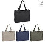 Okiyo Subarashi Recycled Canvas Tote BG-OK-471-B_BG-OK-471-B-NO-LOGO