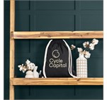 Okiyo Kinchaku Recycled Canvas Drawstring Bag BG-OK-472-B_BG-OK-472-B-BL-LIFESTYLE