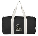 Okiyo Supotsu Recycled Canvas Sports Bag Black