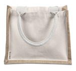 Okiyo Chinsai Mini Jute & Cotton Gift Bag BG-OK-485-B-01-NO-LOGO