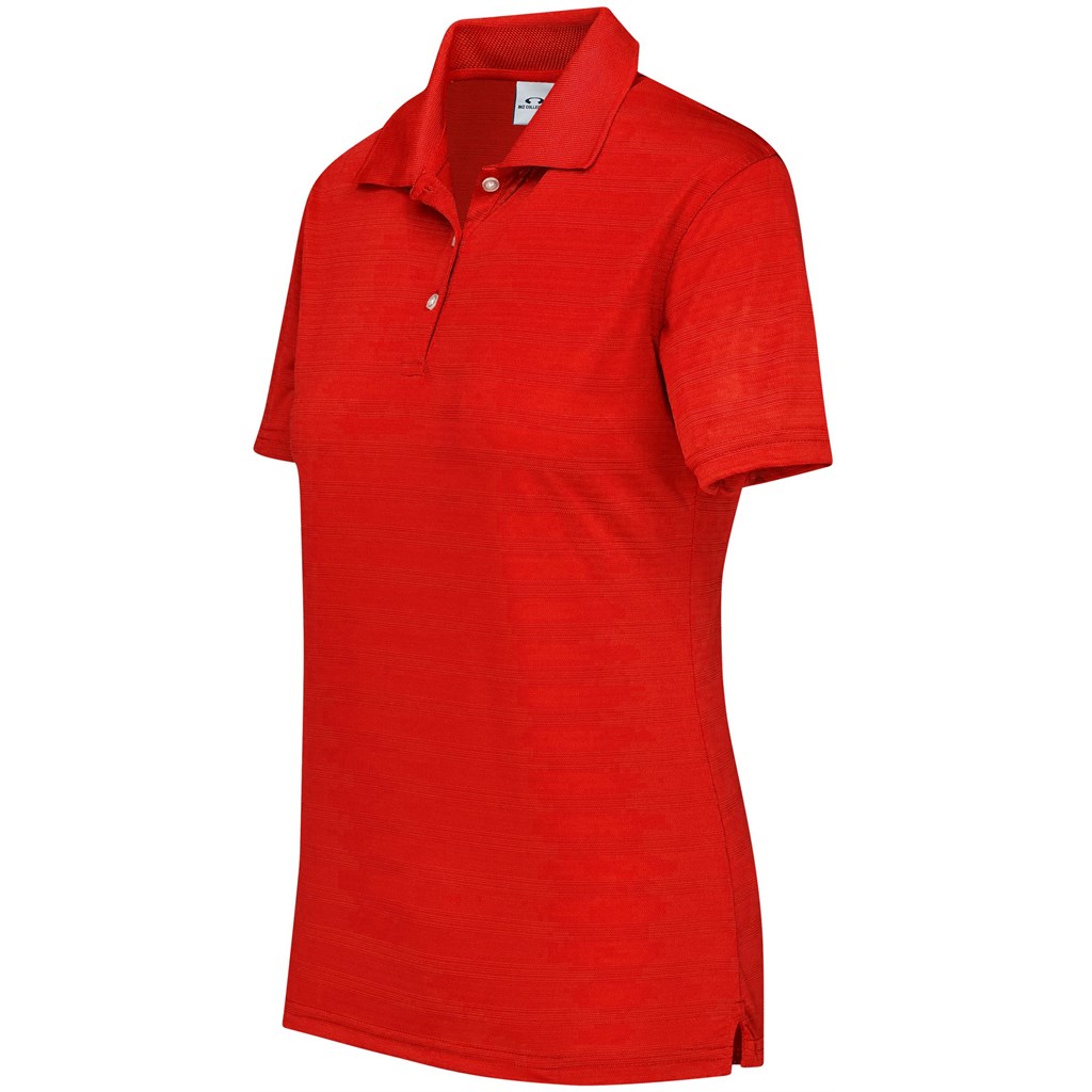 Ladies Icon Golf Shirt - Red
