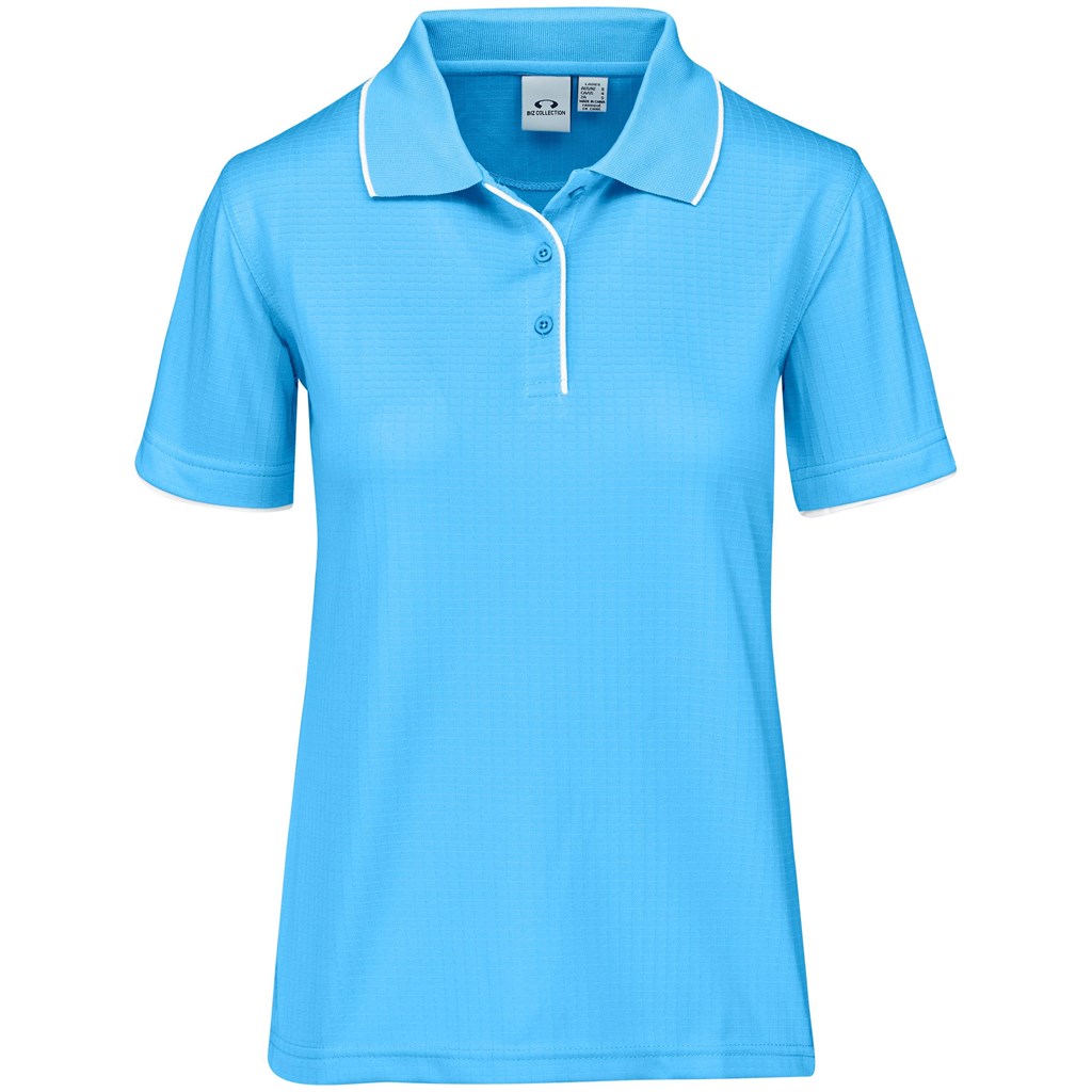 Ladies Elite Golf Shirt - Light Blue