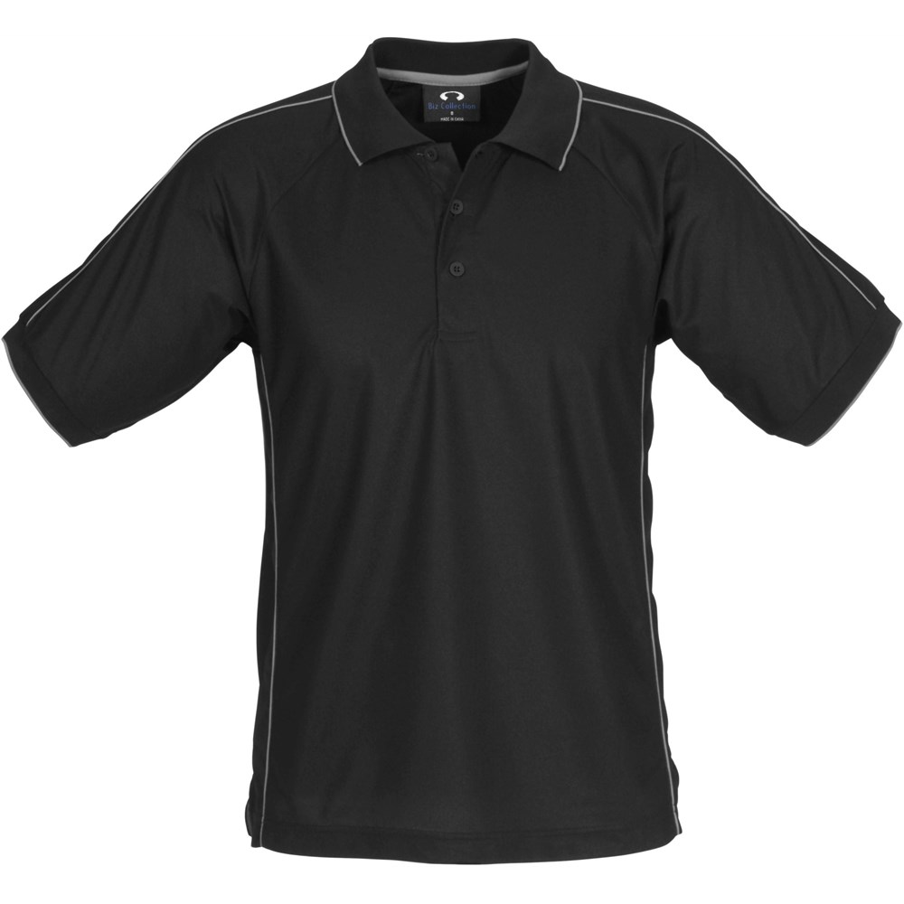 Mens Resort Golf Shirt - Black