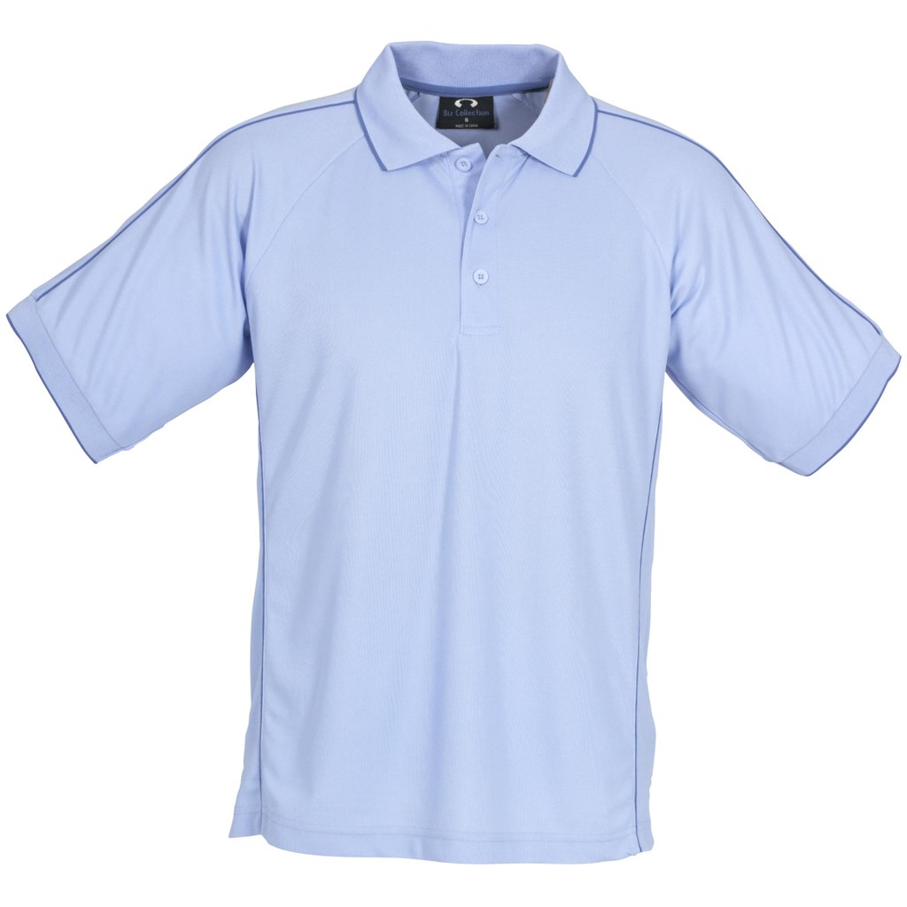Mens Resort Golf Shirt - Light Blue