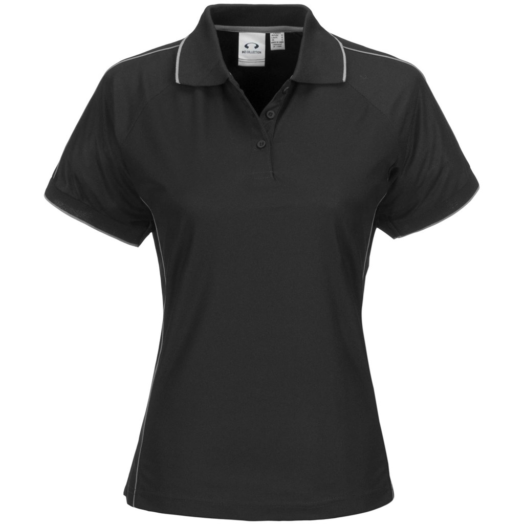 Ladies Resort Golf Shirt - Black