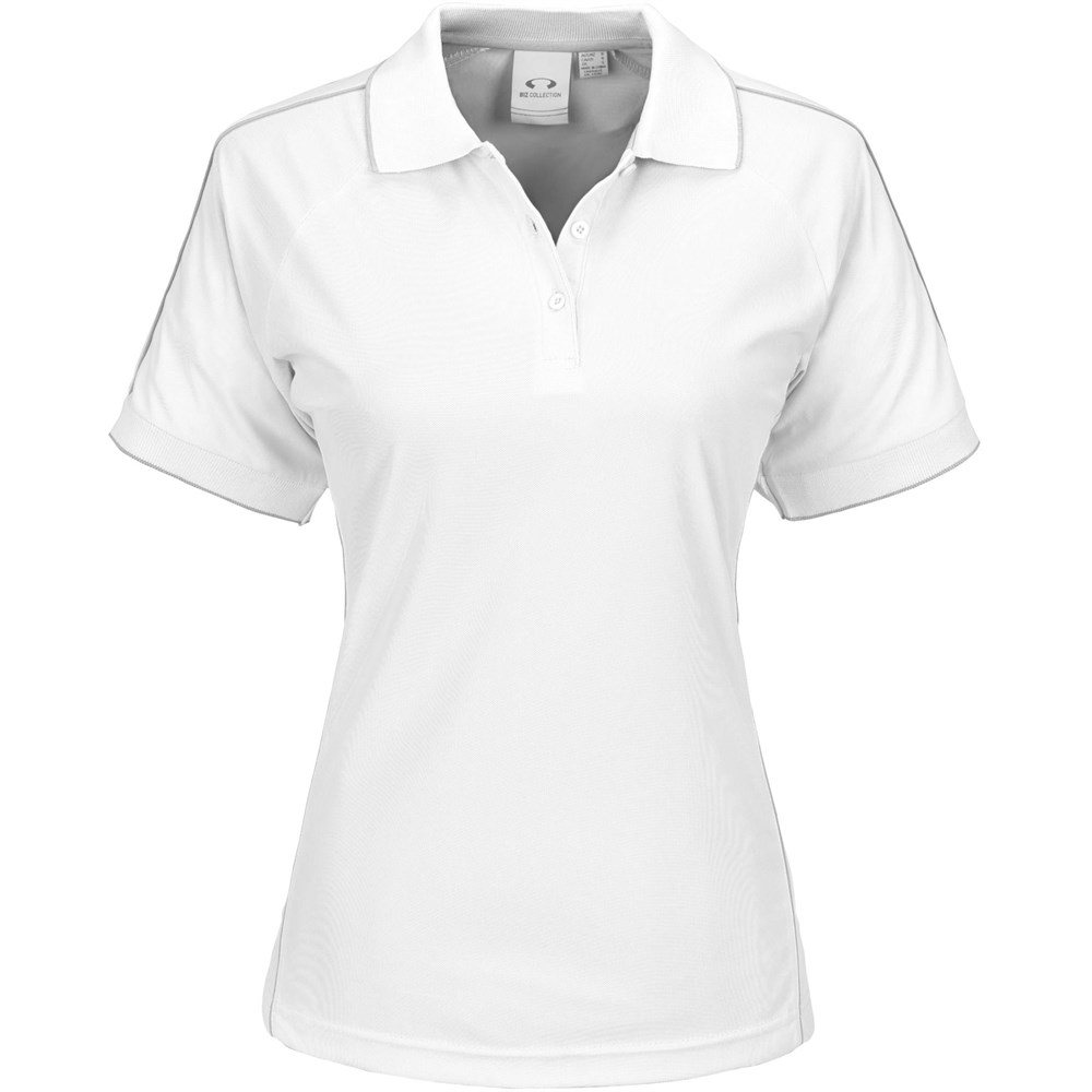 Ladies Resort Golf Shirt - White