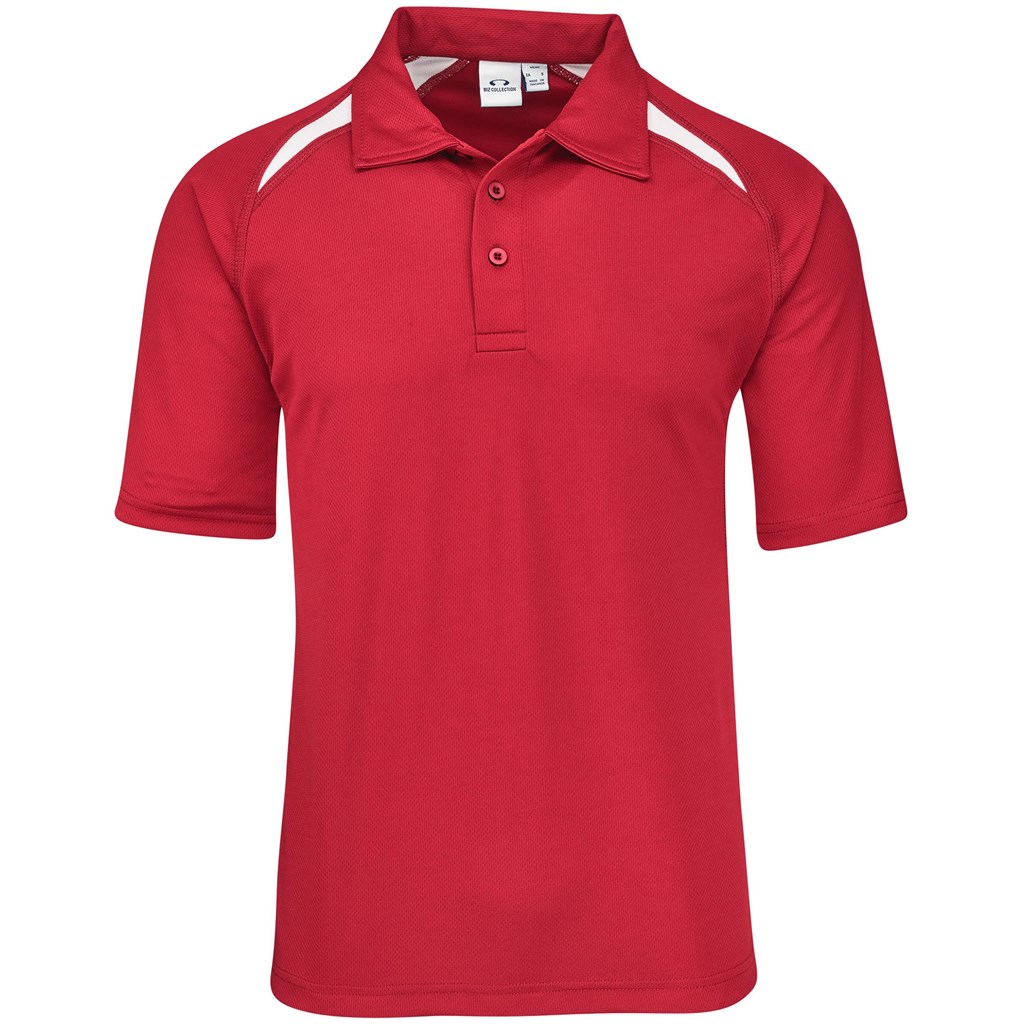Mens Splice Golf Shirt - Red