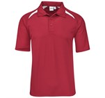 Kids Splice Golf Shirt - Red