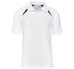 Kids Splice Golf Shirt - White