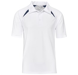 Kids Splice Golf Shirt - White