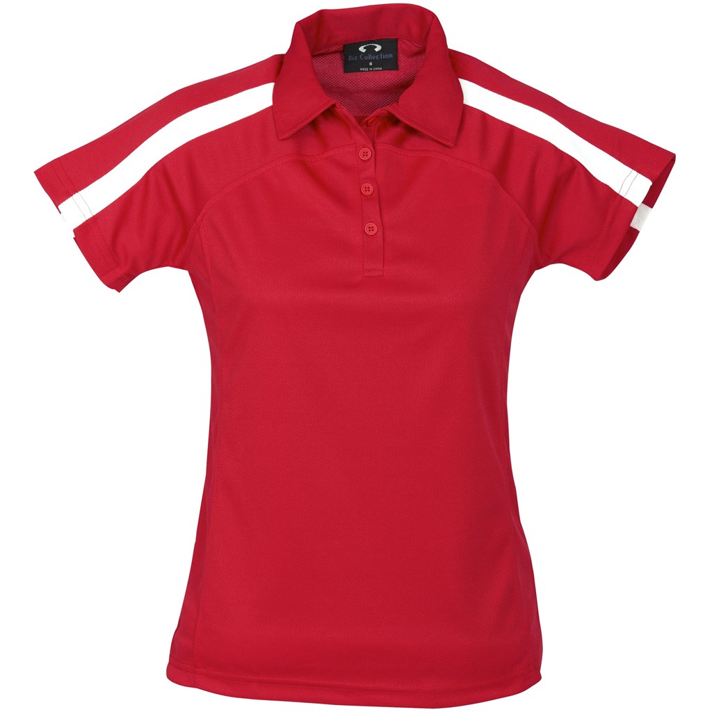 Ladies Monte Carlo Golf Shirt - Red