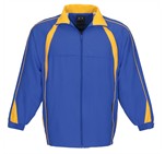 Unisex Splice Track Top - Royal Blue Yellow