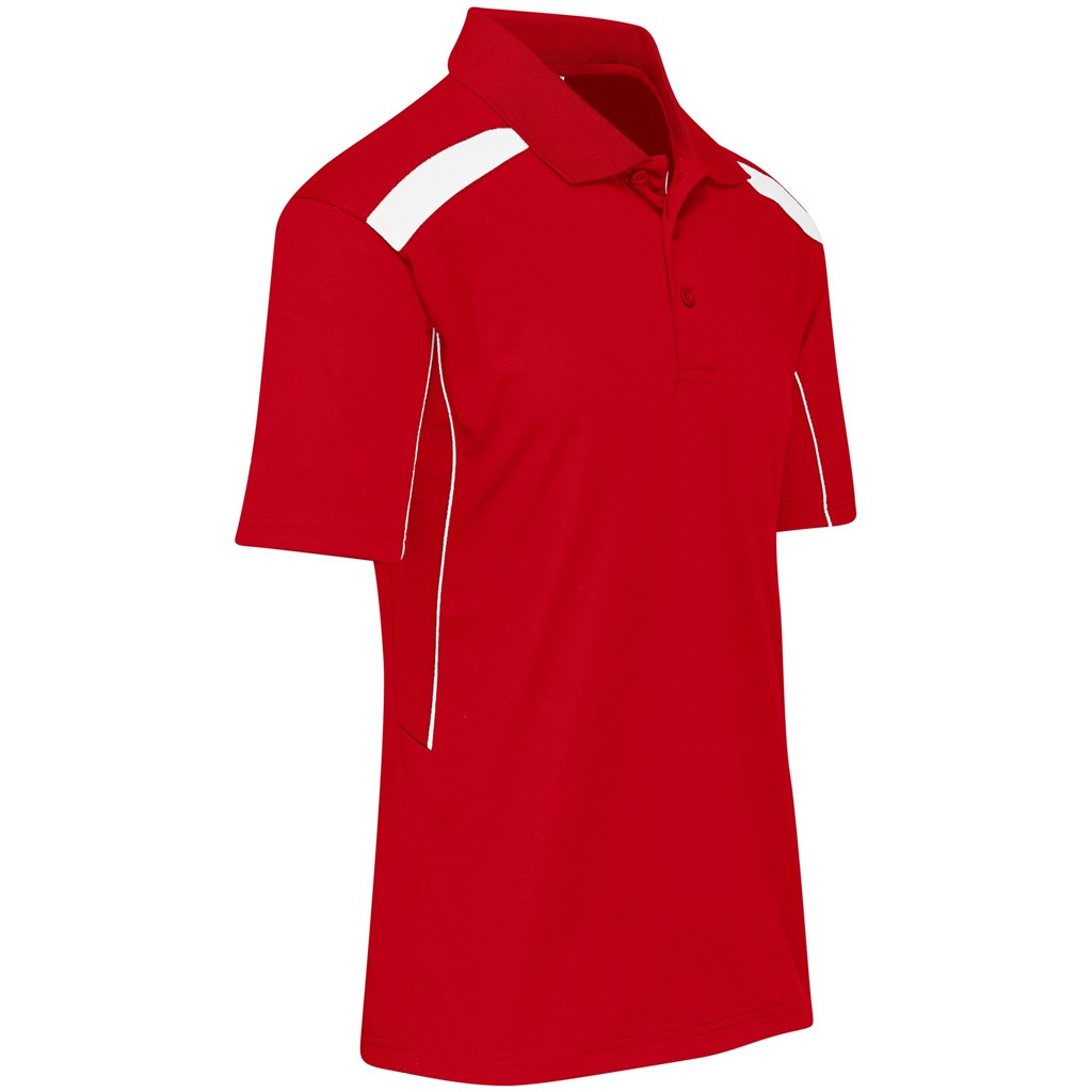 Mens United Golf Shirt - Red