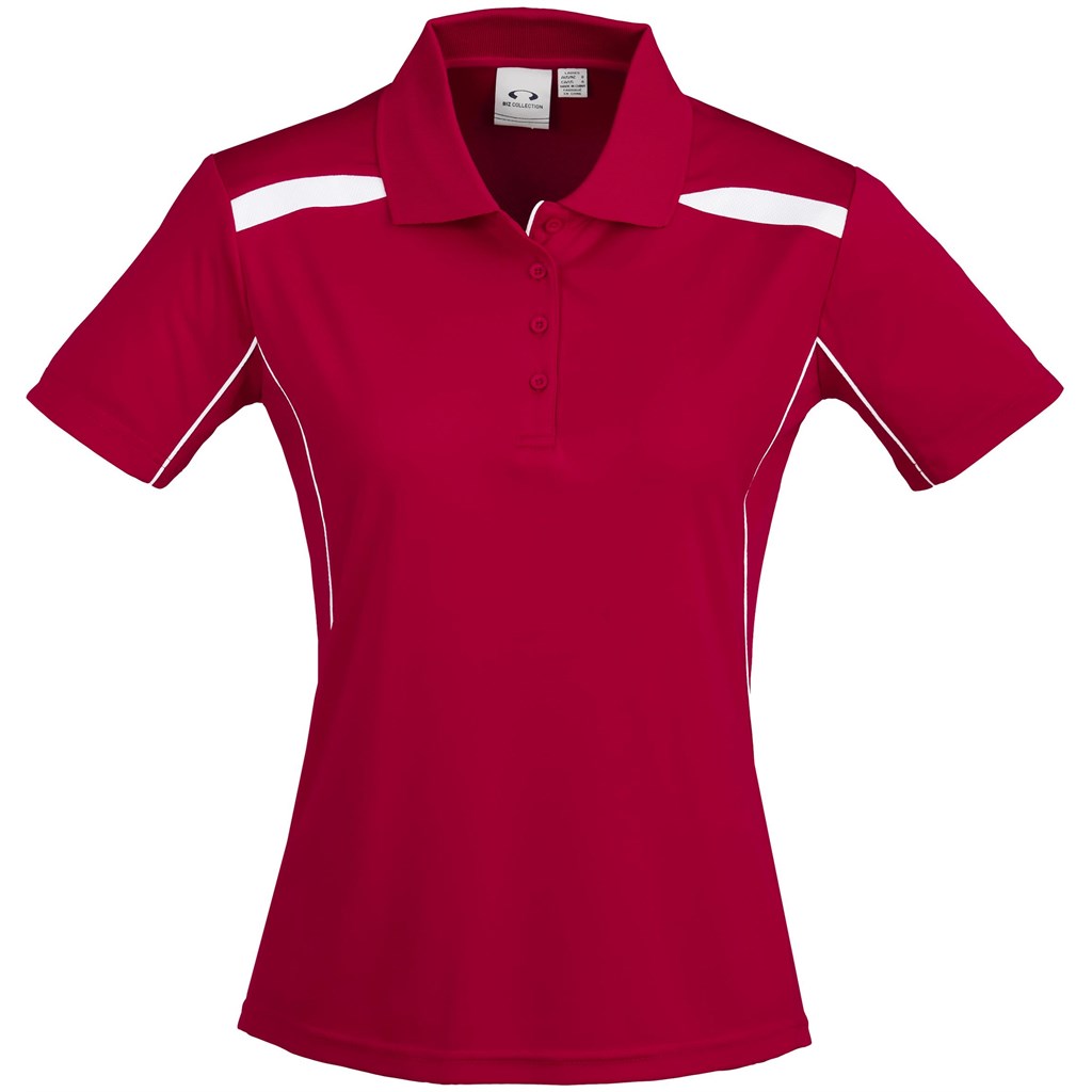 Ladies United Golf Shirt - Red