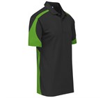 Mens Talon Golf Shirt Lime